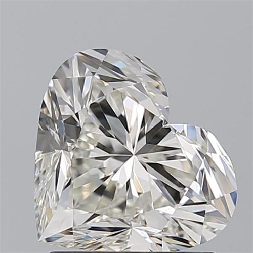 1.7 carat J-VVS2 Natūralus Heart Deimantas (1)