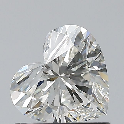 0.8 carat I-VS2 Natūralus Heart Deimantas (1)