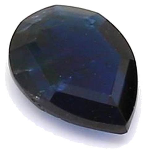 0.55 carat BLUE STEP cut Pear Safyras (1)