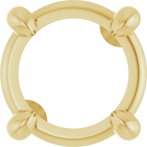 14K Yellow 5.5 mm Round Pendant Mounting (1)