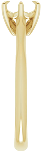 Sužadėtuvių Žiedas „Claw-Prong Solitaire“ 10k yellow gold Round 6mm (4)