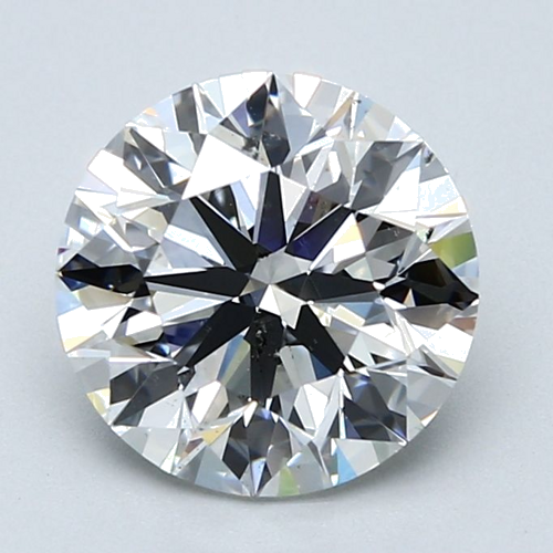 3.01 carat F-SI1 Excellent cut Natūralus Round Deimantas (1)