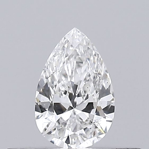0.18 carat F-SI1 Natūralus Pear Deimantas (1)