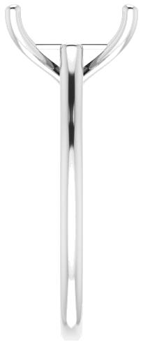 Sužadėtuvių Žiedas „Solitaire“ 585 Baltojo Aukso Emerald 10mm x 8mm (4)