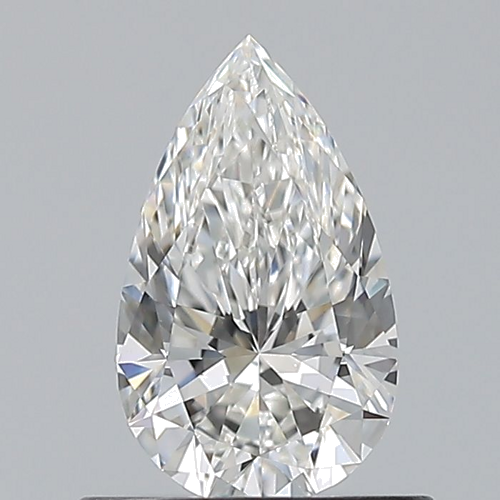 0.6 carat F-VS2 Natūralus Pear Deimantas (1)