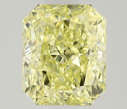 0.63 carat Fancy Yellow-VS1 Natūralus Radiant Deimantas (1)