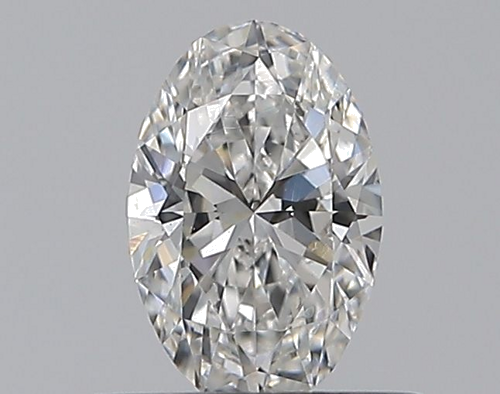 0.4 carat F-SI1 Natūralus Oval Deimantas (1)