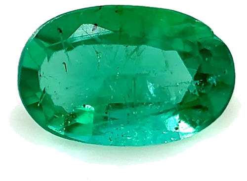 0.4 carat GREEN Oval Smaragdas (1)