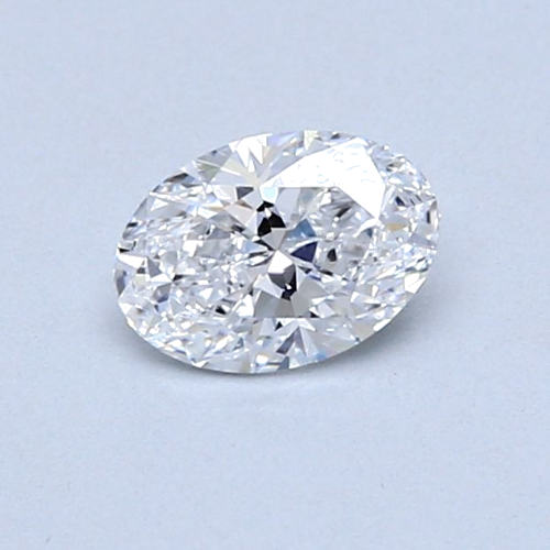 0.5 carat D-VS1 Natūralus Oval Deimantas (1)