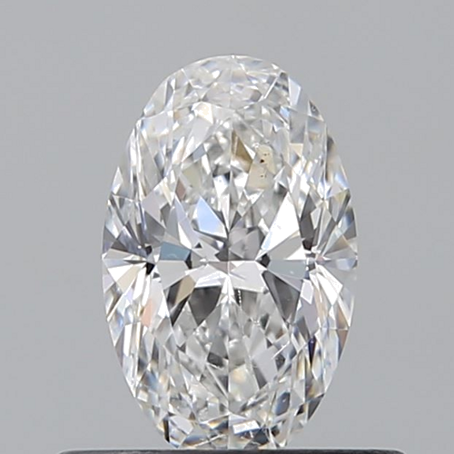 0.5 carat F-SI1 Natūralus Oval Deimantas (1)