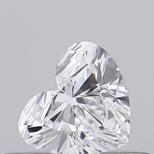 0.23 carat D-VVS1 Natūralus Heart Deimantas (1)