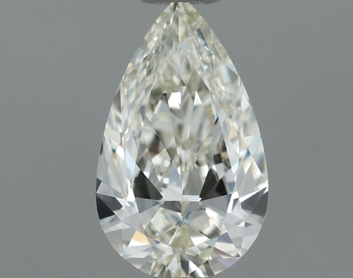 0.5 carat K-VS1 Natūralus Pear Deimantas (1)