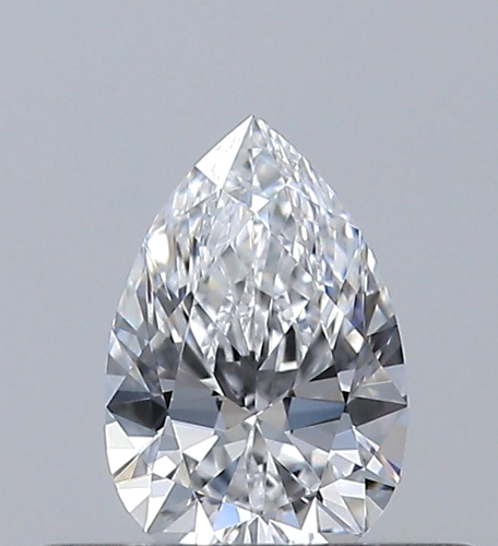 0.3 carat D-VVS1 Natūralus Pear Deimantas (1)