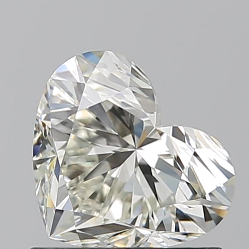 1.01 carat K-VVS1 Natūralus Heart Deimantas (1)