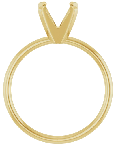 Sužadėtuvių Žiedas „Solitaire“ 14k yellow gold Round 7.6mm (2)