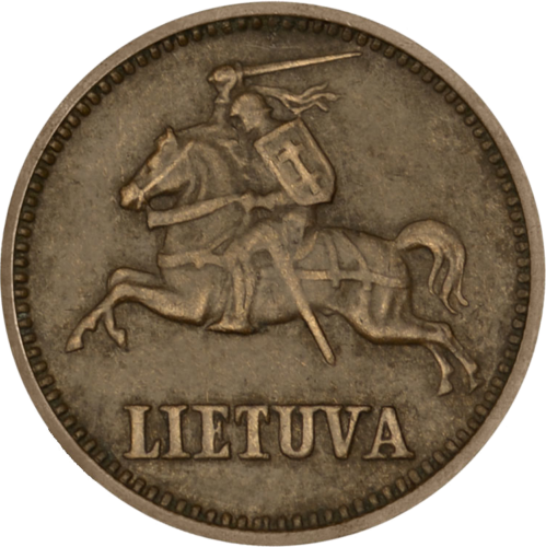 1936 Lietuvas 1 centa monēta (2)