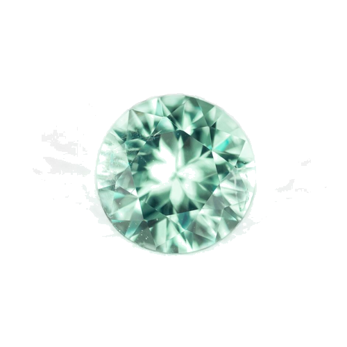 0.21 carat GREEN Round Smaragdas (1)