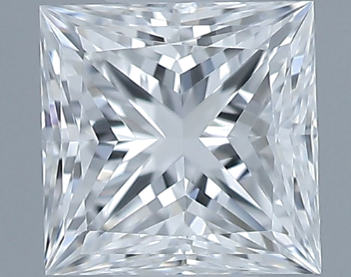 0.34 carat E-VVS1 Natūralus Princess Deimantas (1)