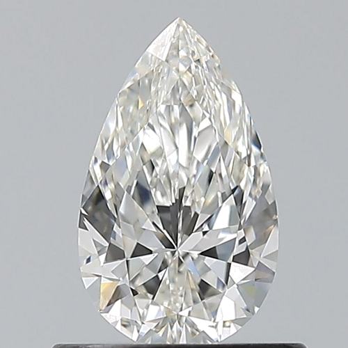 0.61 carat H-VVS2 Natūralus Pear Deimantas (1)