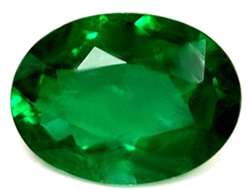 0.97 carat GREEN Oval Smaragdas (1)