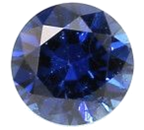 0.27 carat BLUE BRILLIANT cut Round Safyras (1)