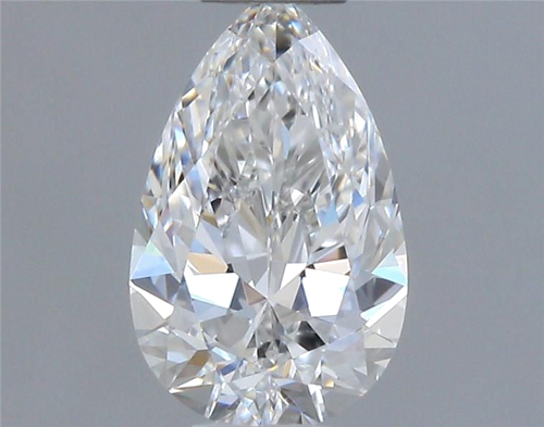 0.35 carat F-VS2 Natūralus Pear Deimantas (1)