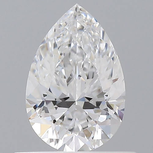 0.56 carat D-VVS1 Natūralus Pear Deimantas (1)