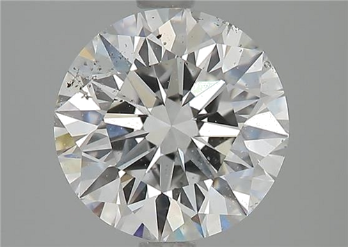 2.2 carat F-SI1 Excellent cut Natūralus Round Deimantas (1)