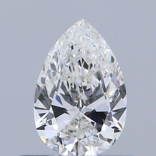 0.42 carat G-VVS2 Natūralus Pear Deimantas (1)