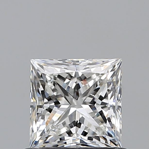 0.6 carat G-VVS1 Natūralus Princess Deimantas (1)