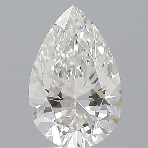 0.5 carat G-VVS2 Natūralus Pear Deimantas (1)