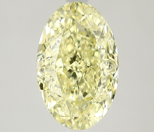 2.03 carat Fancy Light Yellow-VS2 Natūralus Oval Deimantas (1)