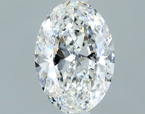 0.5 carat F-VVS2 Natūralus Oval Deimantas (1)