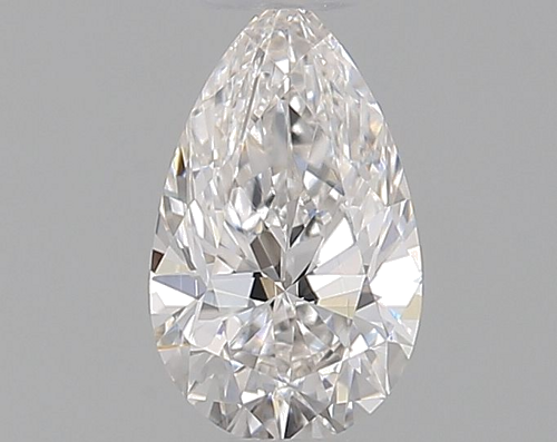 0.24 carat F-VVS1 Natūralus Pear Deimantas (1)