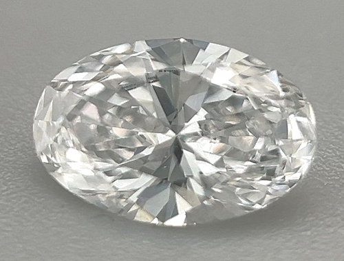 0.7 carat D-VS2 Natūralus Oval Deimantas (1)