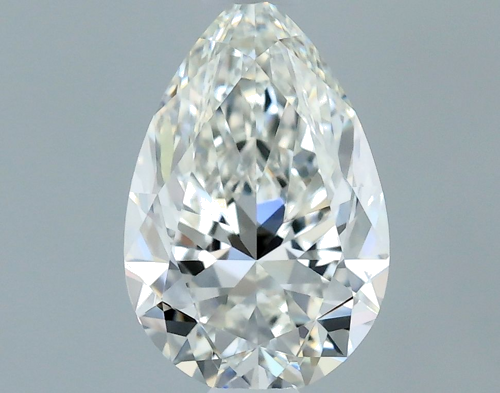 0.7 carat H-VS1 Natūralus Pear Deimantas (1)