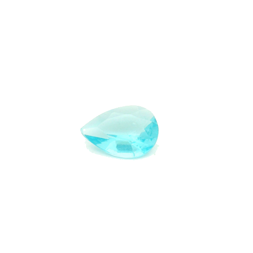 0.57 carat BLUE Pear Apatite (1)