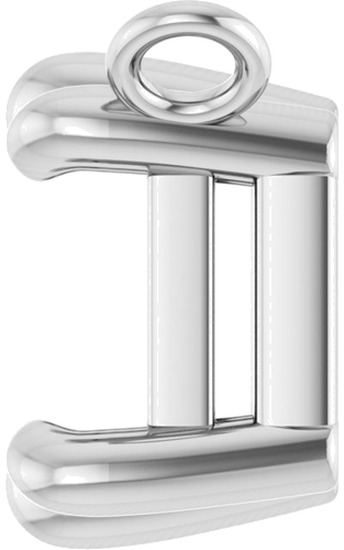 14K White 7x5 mm Emerald 6-Prong Necklace Center (3)