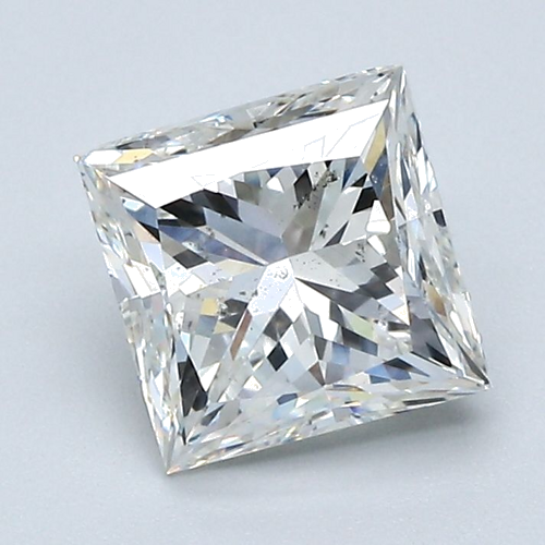 2.02 carat I-SI2 Natūralus Princess Deimantas (1)