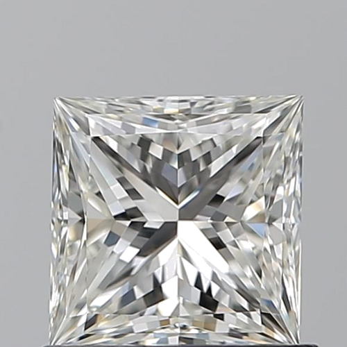 0.91 carat H-VVS1 Natūralus Princess Deimantas (1)