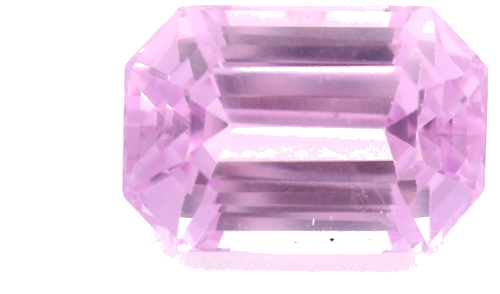 8.71 carat PINK STEP cut Octagonal Kunzite (1)