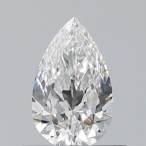 0.5 carat E-VS1 Natūralus Pear Deimantas (1)