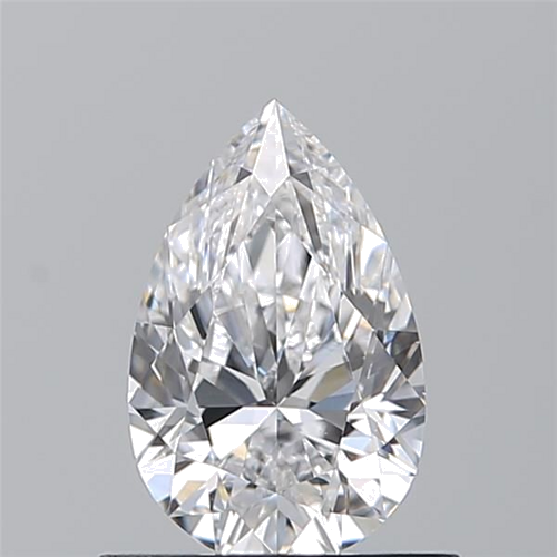 0.7 carat D-VS1 Natūralus Pear Deimantas (1)