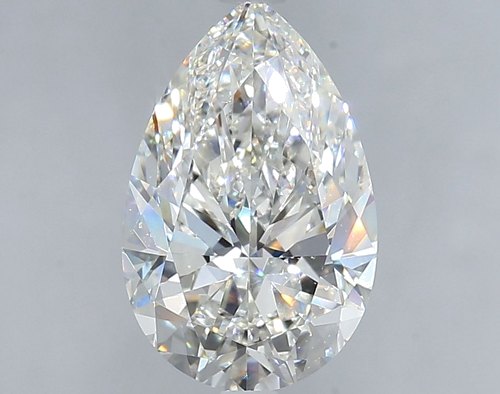 3.25 carat G-VS2 Natūralus Pear Deimantas (1)