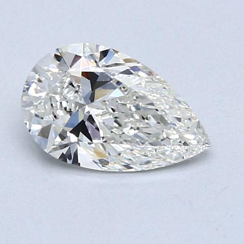 1.12 carat H-VS2 Natūralus Pear Deimantas (1)