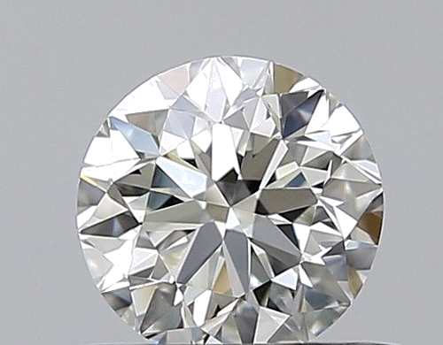 0.5 carat I-VVS2 Very Good cut Natūralus Round Deimantas (1)