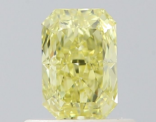 0.55 carat Fancy Greenish Yellow-VS2 Natūralus Radiant Deimantas (1)