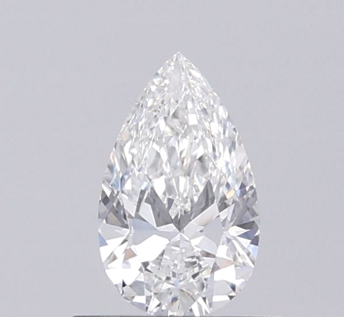 0.52 carat F-VS2 Natūralus Pear Deimantas (1)