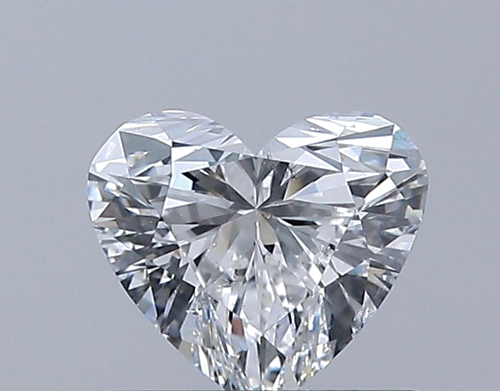 0.6 carat E-SI1 Natūralus Heart Deimantas (1)