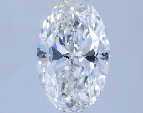 0.5 carat F-VS1 Natūralus Oval Deimantas (1)